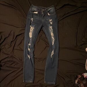 Blue Ripped Jeans